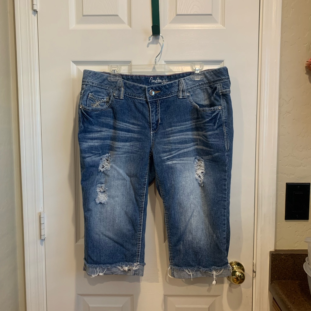Amethyst Jeans Classic Blue Denim Shorts